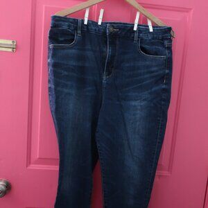 AMERICAN EAGLE High Stretch Dark Indigo Skinny Jeans Size 16